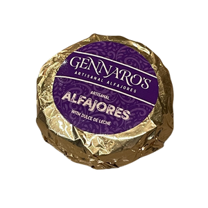 Gennaro’s Signature Alfajores Wrapped in Gold Foil